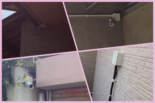伊丹市の住宅での防犯カメラ設置事例
