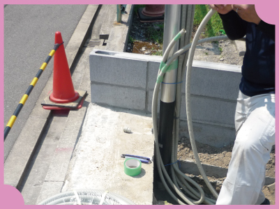 防犯カメラ設置工事について5