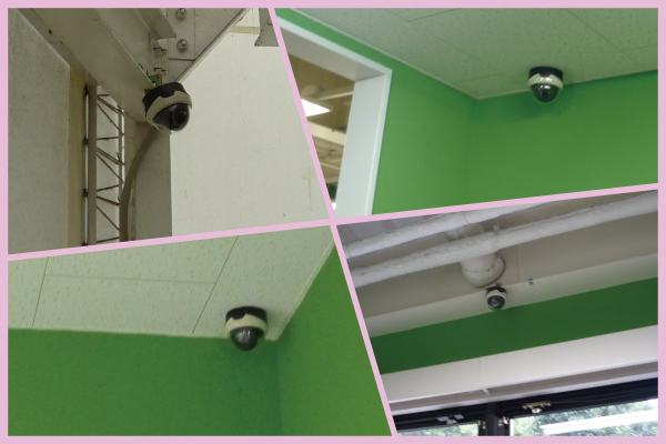 宝塚市の競技施設での防犯カメラ設置事例