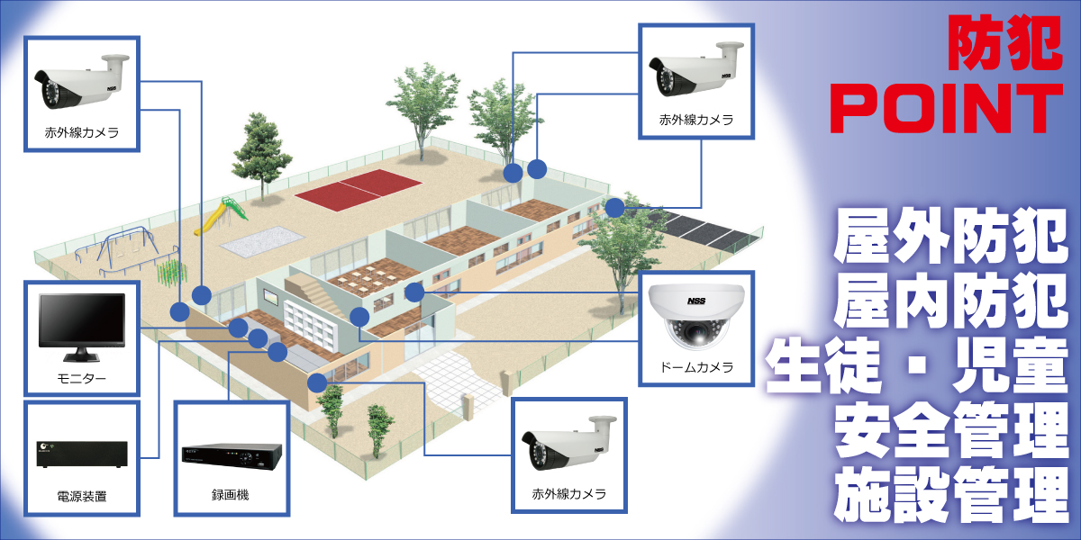 神戸防犯カメラセンター　学校・塾・教室の防犯カメラ2